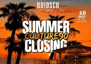Summer Culture 90 Closing en Tenerife. QUIOSCO presenta playa jardín