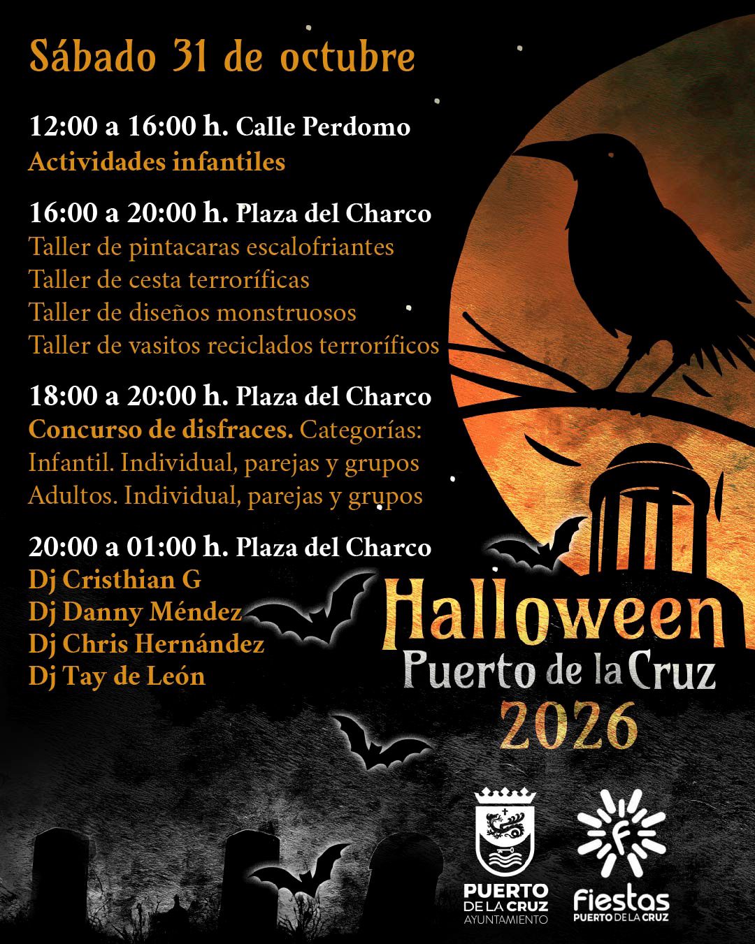 Halloween en Plaza del Charco y calle Perdomo